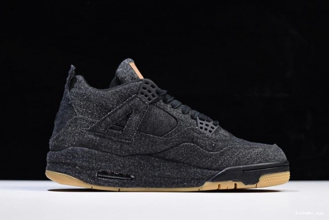 Levi's 'black' Air AO2571-001 4 Jordan x 0808